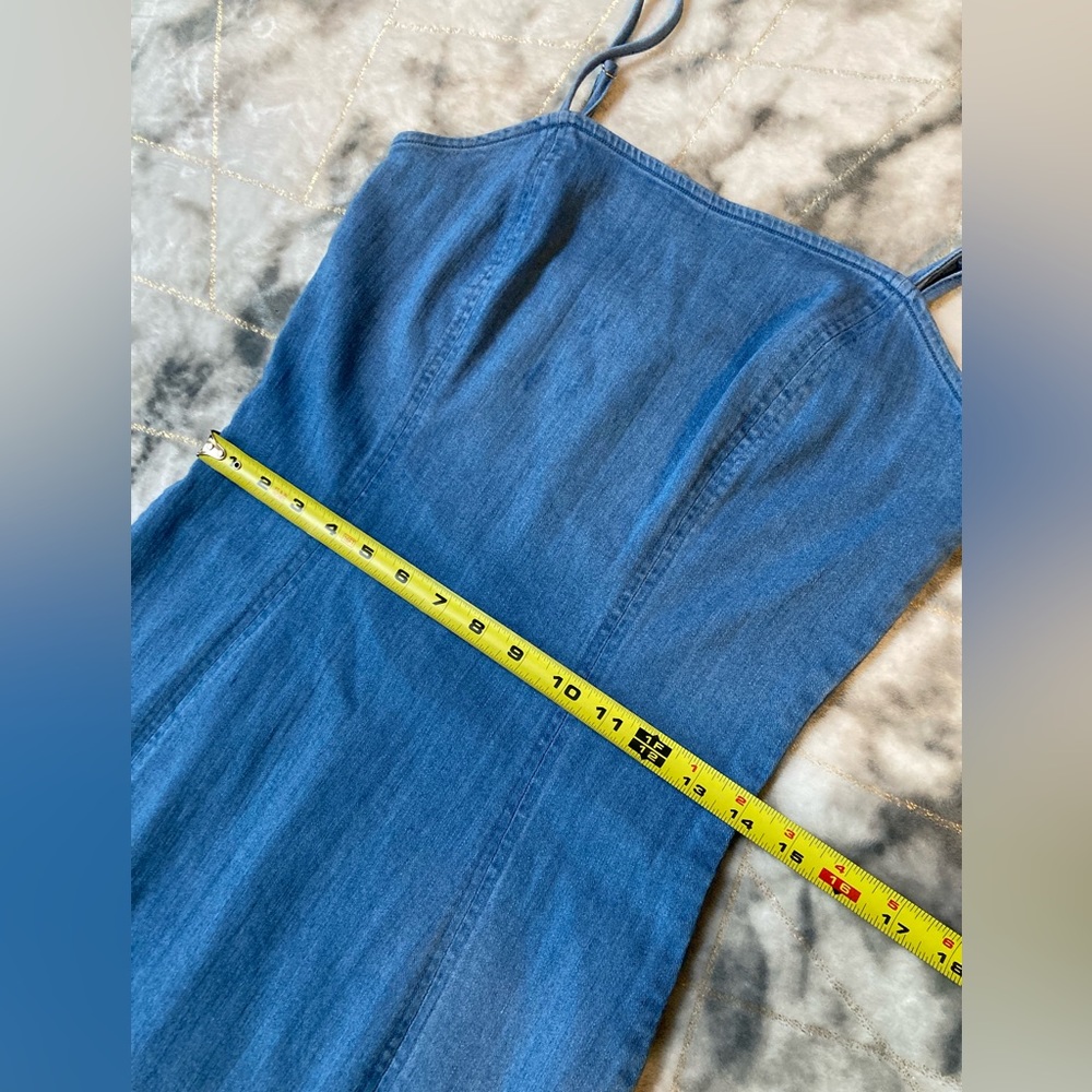 Iris Denim Mini Dress - Picture 8 of 9